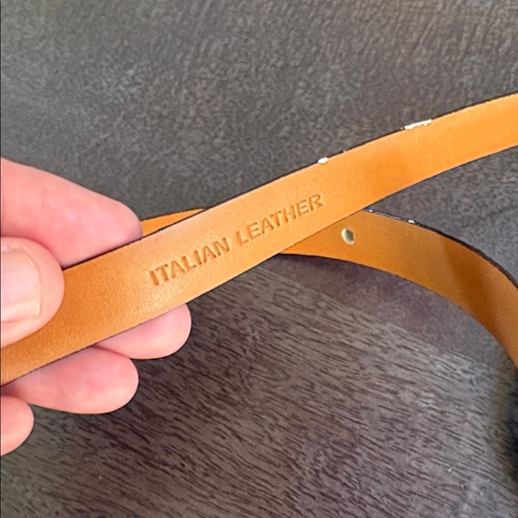 Lauren Ralph Lauren Python Snakeskin Belt - Picture 7 of 10